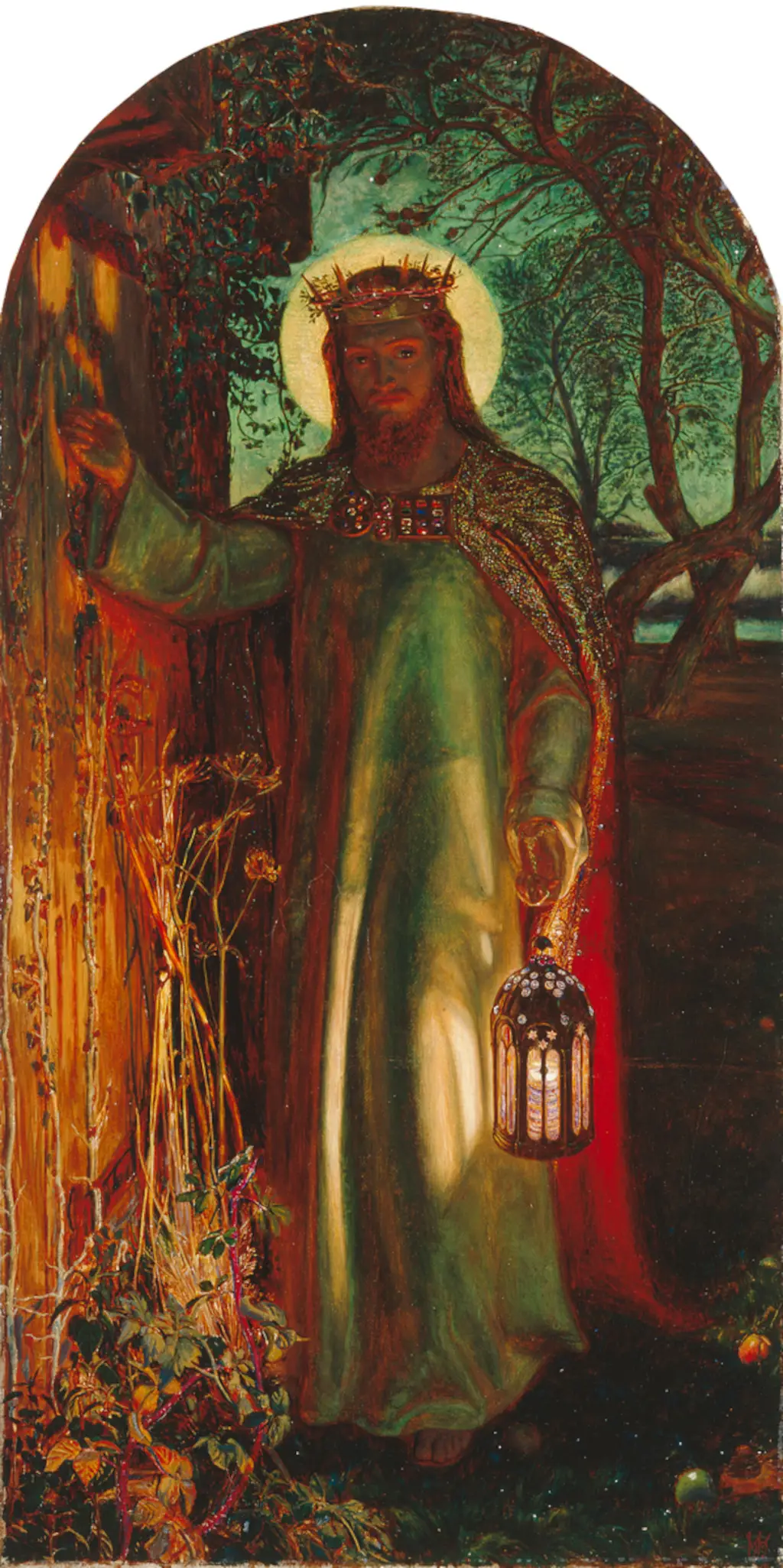 The Light of the World in Detail William Holman Hunt